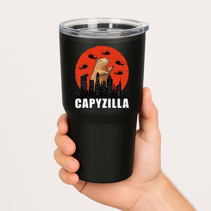 Capybara Funny Capybara Rodent Capyzilla Funny Tumbler