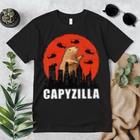 Capybara Funny Capybara Rodent Capyzilla Funny Premium T-Shirt