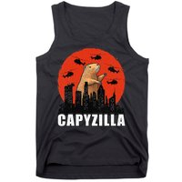 Capybara Funny Capybara Rodent Capyzilla Funny Tank Top
