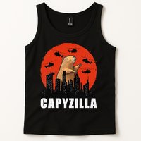 Capybara Funny Capybara Rodent Capyzilla Funny Tank Top