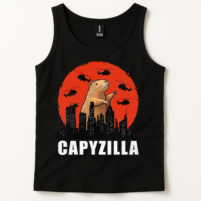 Capybara Funny Capybara Rodent Capyzilla Funny Tank Top