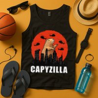 Capybara Funny Capybara Rodent Capyzilla Funny Tank Top
