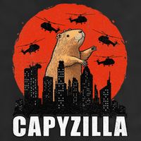 Capybara Funny Capybara Rodent Capyzilla Funny Microfiber Hand Towel