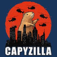 Capybara Funny Capybara Rodent Capyzilla Funny Infant Baby Jersey Bodysuit