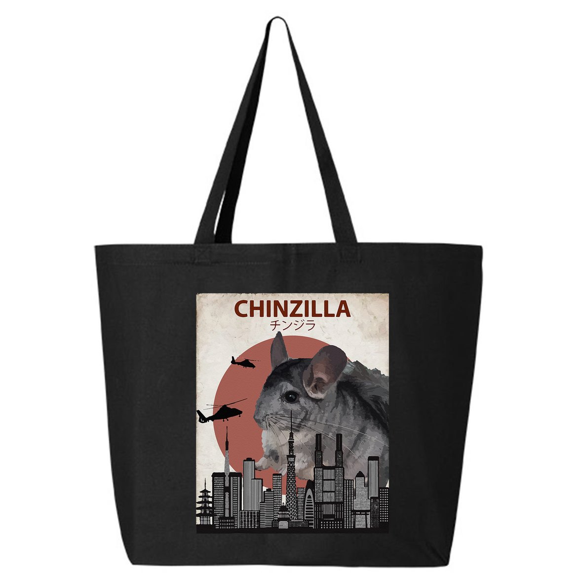 Chinzilla Funny Chinchilla Chinchilla Lovers Gift 25L Jumbo Tote