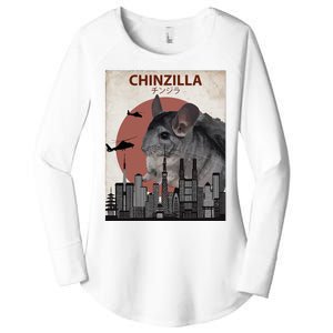 Chinzilla Funny Chinchilla Chinchilla Lovers Gift Women's Perfect Tri Tunic Long Sleeve Shirt