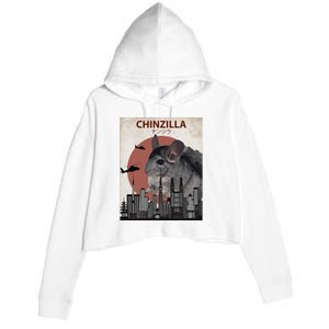 Chinzilla Funny Chinchilla Chinchilla Lovers Gift Crop Fleece Hoodie