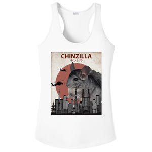 Chinzilla Funny Chinchilla Chinchilla Lovers Gift Ladies PosiCharge Competitor Racerback Tank