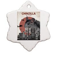 Chinzilla Funny Chinchilla Chinchilla Lovers Gift Ceramic Star Ornament