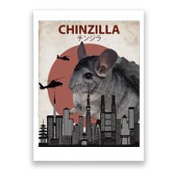 Chinzilla Funny Chinchilla Chinchilla Lovers Gift Poster