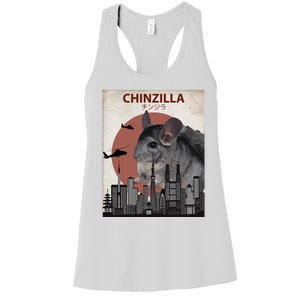 Chinzilla Funny Chinchilla Chinchilla Lovers Gift Women's Racerback Tank