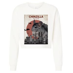 Chinzilla Funny Chinchilla Chinchilla Lovers Gift Cropped Pullover Crew