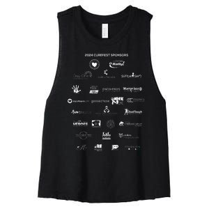 Curefest For Childhood Cancer 2024 Design 2 For Dark Fabric Women's Racerback Cropped Tank