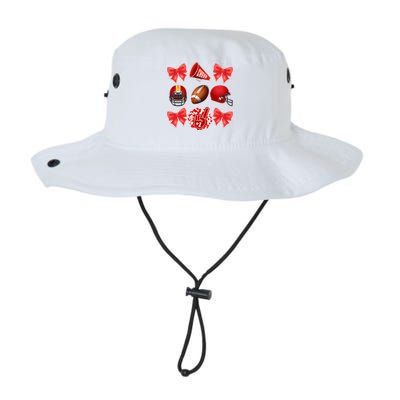 Cute Football Cheer Fan Lover Coquette style Legacy Cool Fit Booney Bucket Hat