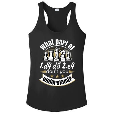 Chess, Funny Chess, Queens Gambit Chess Ladies PosiCharge Competitor Racerback Tank