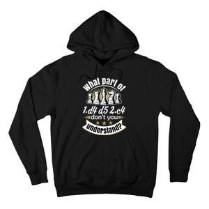 Chess, Funny Chess, Queens Gambit Chess Tall Hoodie