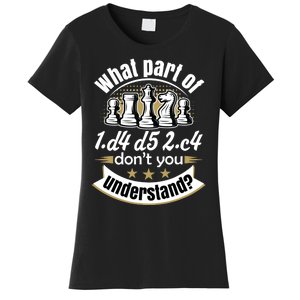 Chess, Funny Chess, Queens Gambit Chess Women's T-Shirt