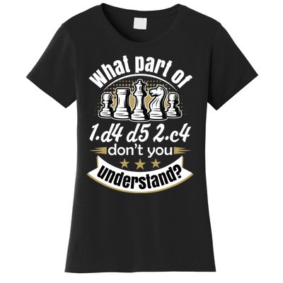 Chess, Funny Chess, Queens Gambit Chess Women's T-Shirt