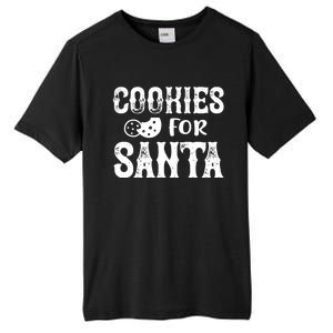 Christmas Funny Cookies For Santa Gift Tall Fusion ChromaSoft Performance T-Shirt