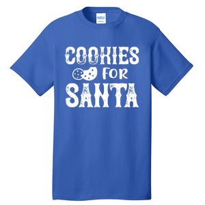 Christmas Funny Cookies For Santa Gift Tall T-Shirt