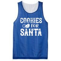 Christmas Funny Cookies For Santa Gift Mesh Reversible Basketball Jersey Tank