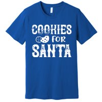 Christmas Funny Cookies For Santa Gift Premium T-Shirt