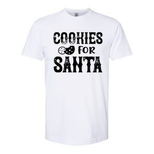 Christmas Funny Cookies For Santa Gift Softstyle CVC T-Shirt