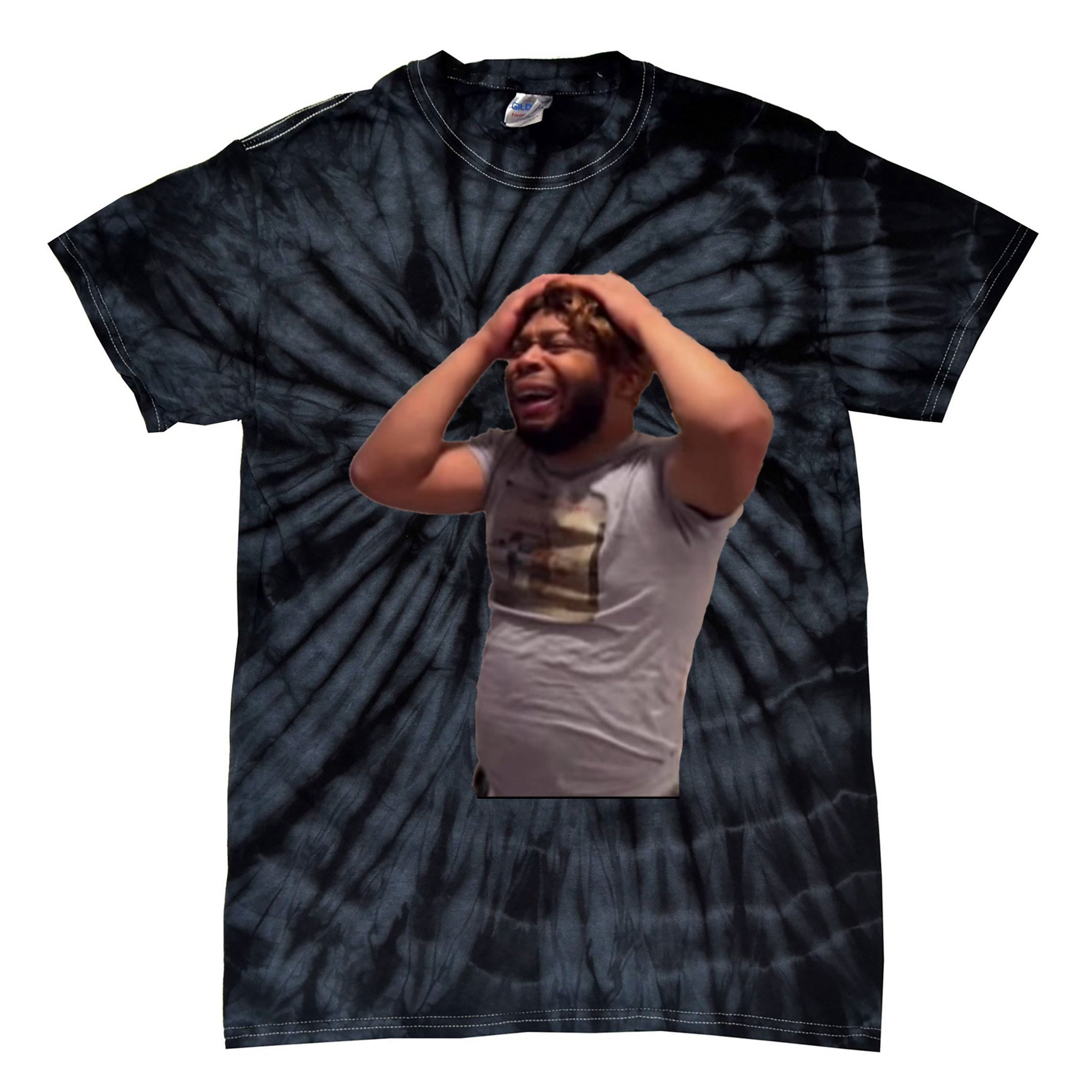 Crying Face Tie-Dye T-Shirt