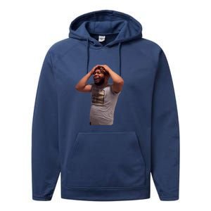 Crying Face Performance Fleece Hoodie