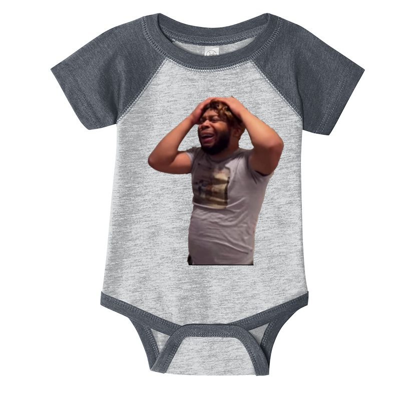 Crying Face Infant Baby Jersey Bodysuit
