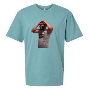 Crying Face Sueded Cloud Jersey T-Shirt