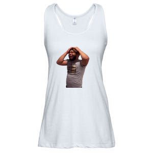 Crying Face Ladies Essential Flowy Tank