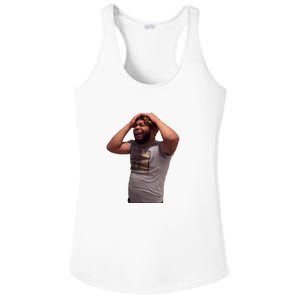 Crying Face Ladies PosiCharge Competitor Racerback Tank