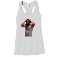 Crying Face Women's Racerback Tank