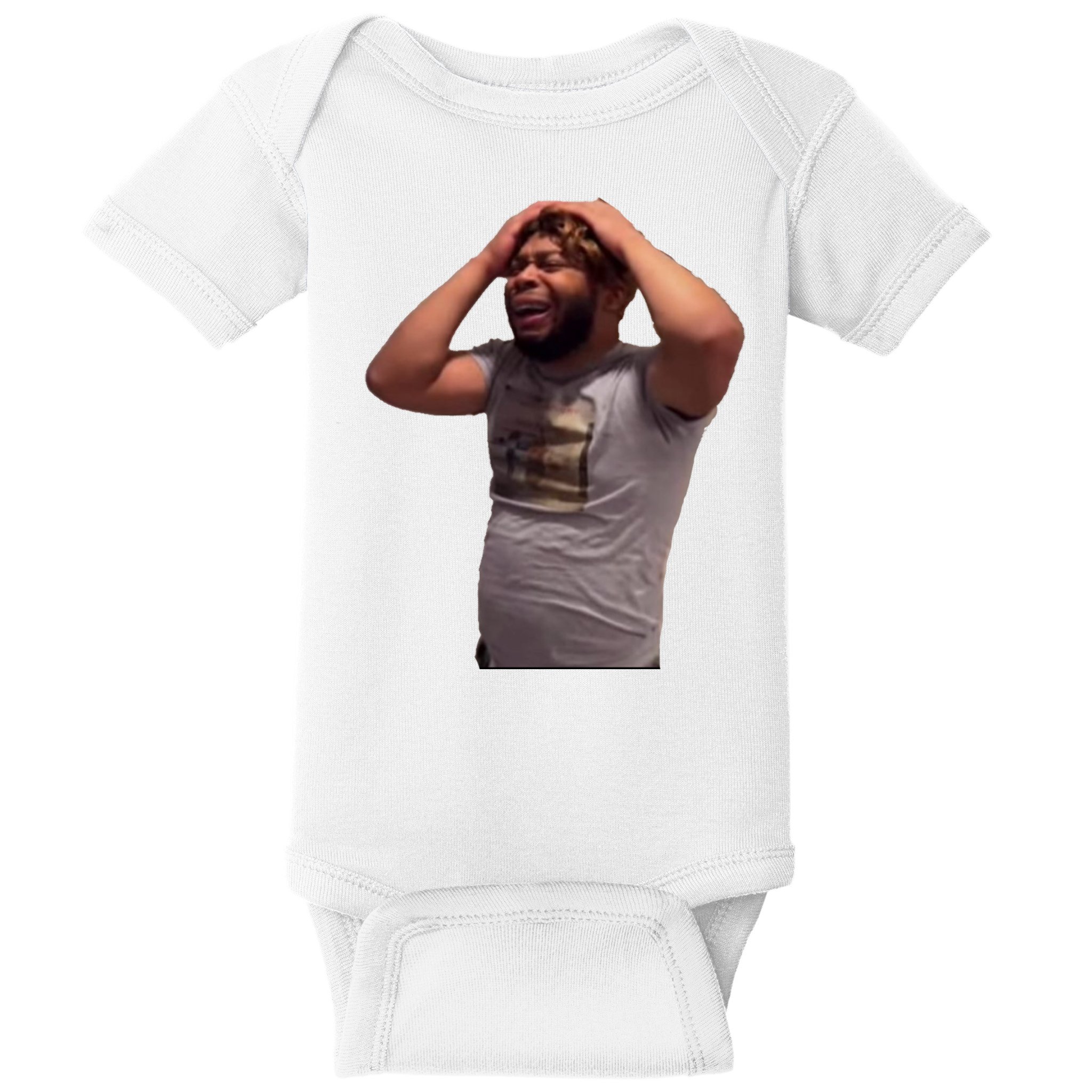 Crying Face Baby Bodysuit