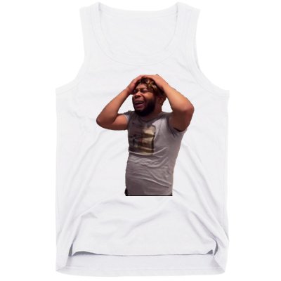 Crying Face Tank Top