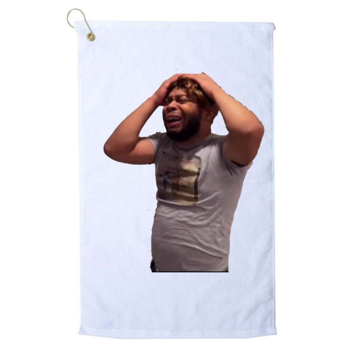 Crying Face Golf Towel