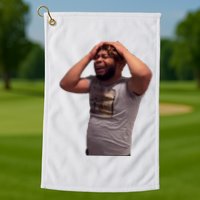 Crying Face Golf Towel