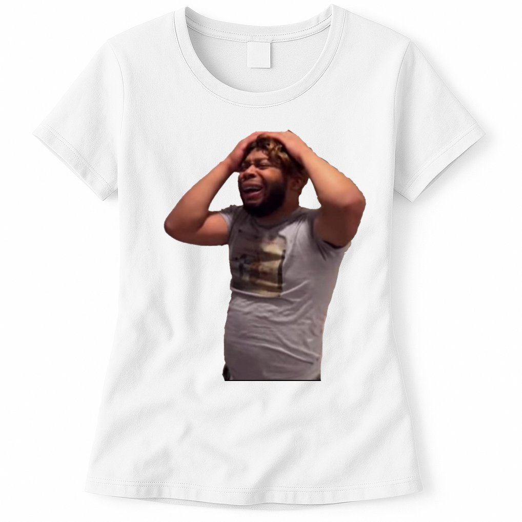 Crying Face Womens T-Shirt