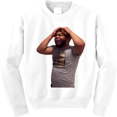 Crying Face Kids Sweatshirt