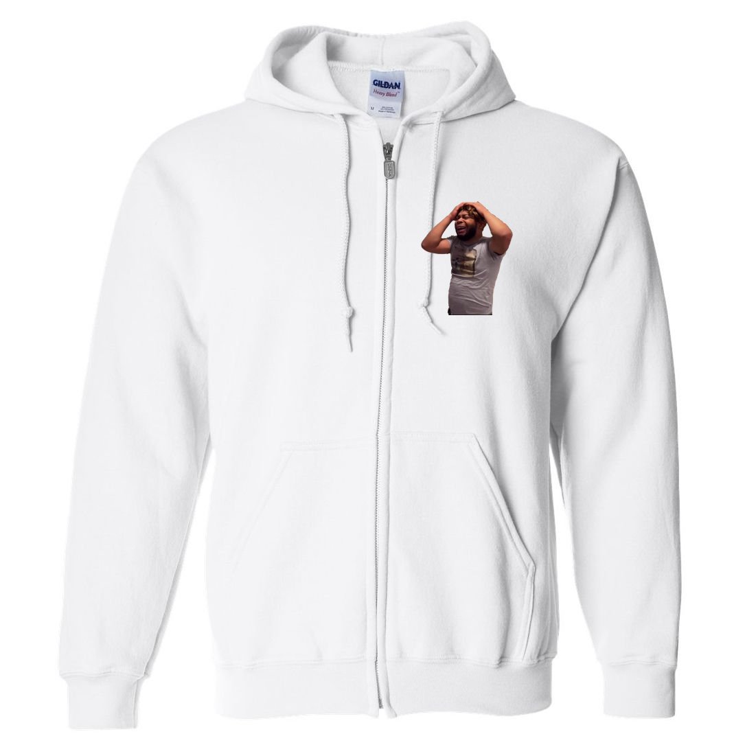 Crying Face Full Zip Hoodie