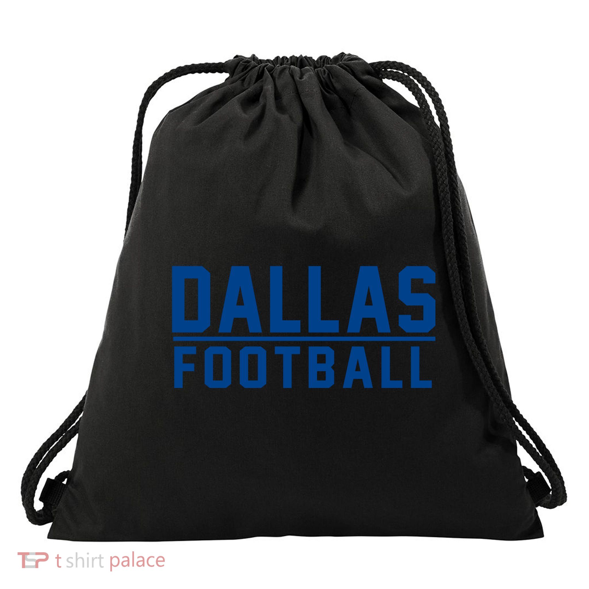 Cowboys Football Drawstring Bag