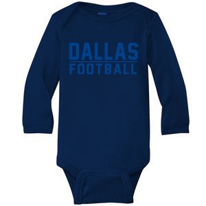 Cowboys Football Baby Long Sleeve Bodysuit