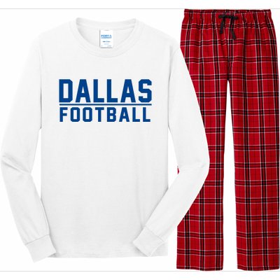 Cowboys Football Long Sleeve Pajama Set