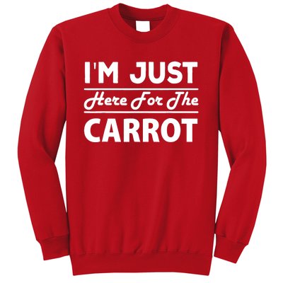 Carrot Funny Costume Halloween Thanksgiving Vegetable Sweatshirt