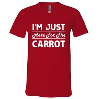 Carrot Funny Costume Halloween Thanksgiving Vegetable V-Neck T-Shirt