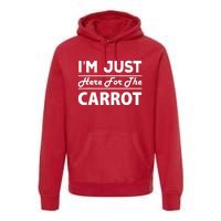 Carrot Funny Costume Halloween Thanksgiving Vegetable Premium Hoodie