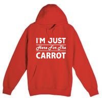 Carrot Funny Costume Halloween Thanksgiving Vegetable Premium Pullover Hoodie