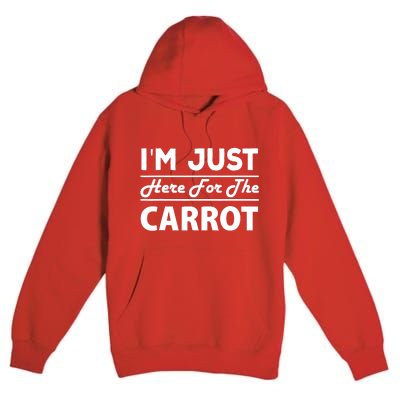 Carrot Funny Costume Halloween Thanksgiving Vegetable Premium Pullover Hoodie