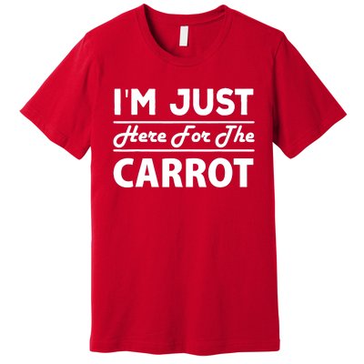 Carrot Funny Costume Halloween Thanksgiving Vegetable Premium T-Shirt